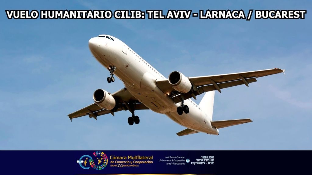 Vuelo Humanitario tel Aviv - Lárnaca / Bucharest